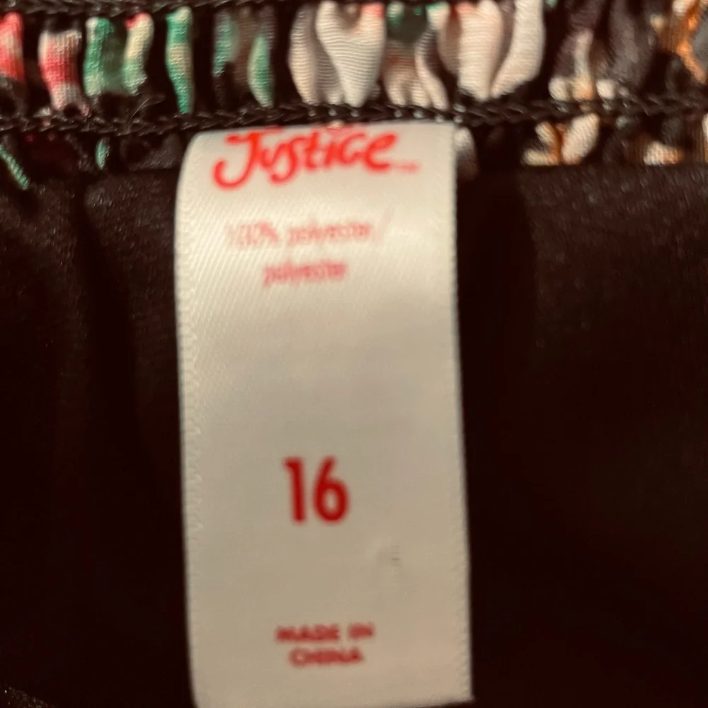 Girl’s Floral/Tiered Skort, Size 16, by Justice